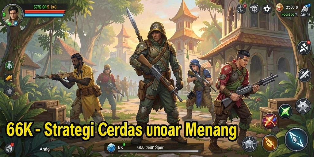 Gameplay memikat dan strategi mendalam dari 66K.