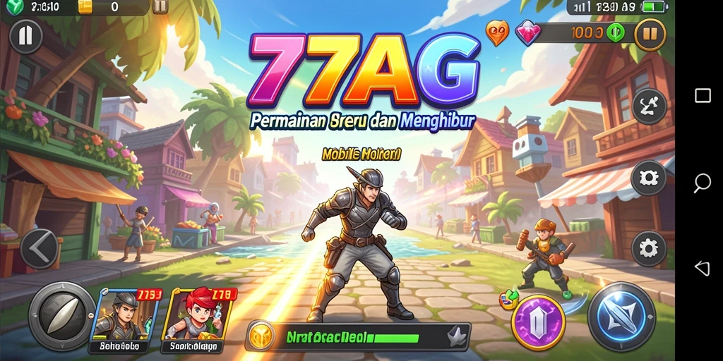 Screenshot gameplay 77AG menampilkan aksi seru dalam permainan Arcade.