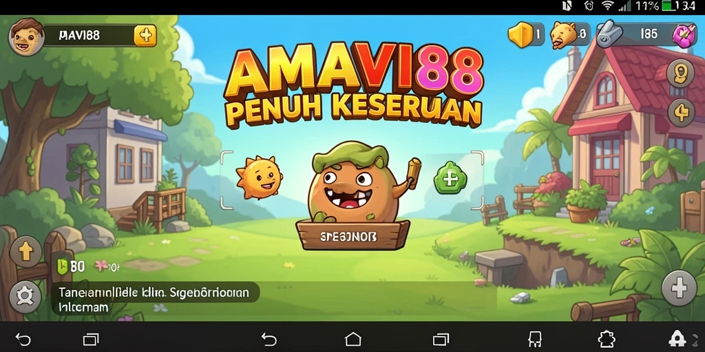 Tangkapan layar gameplay AMAVI88 menampilkan kemajuan yang menarik dalam permainan Idle.