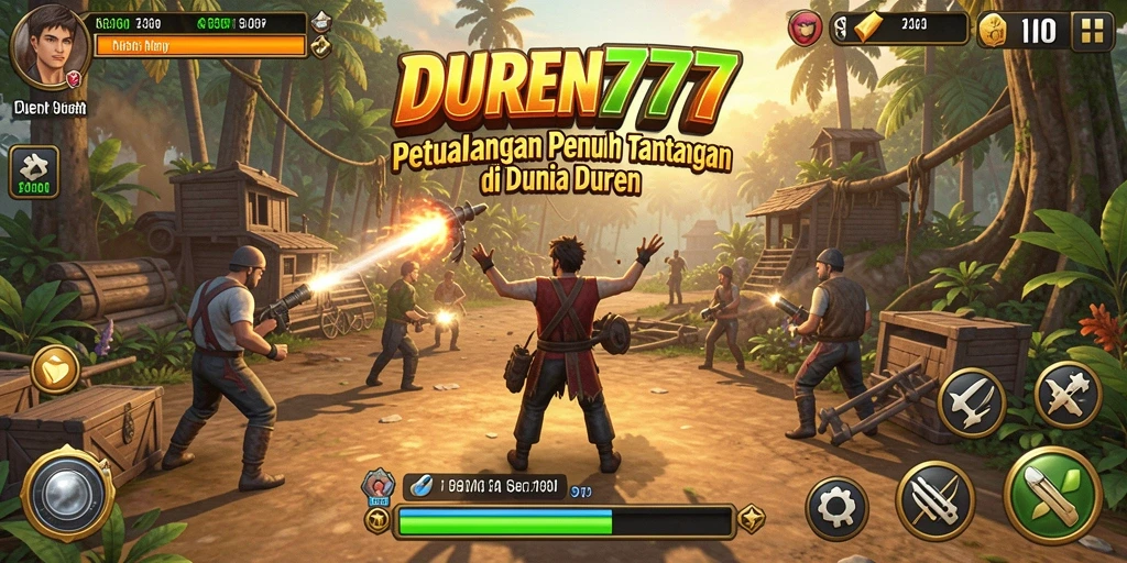 Screenshot DUREN777 menampilkan momen petualangan seru dalam gameplay.
