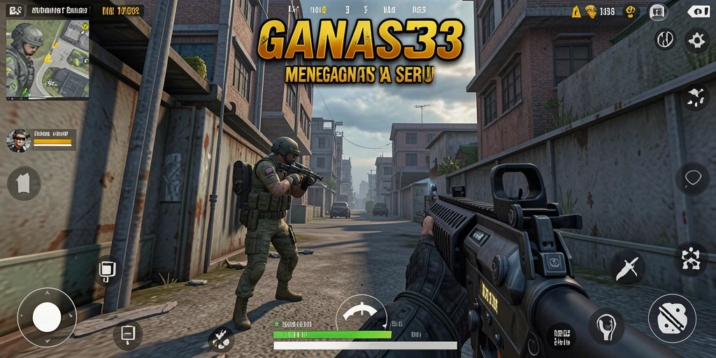 Tampilan gameplay seru dan menegangkan dalam GANAS33.