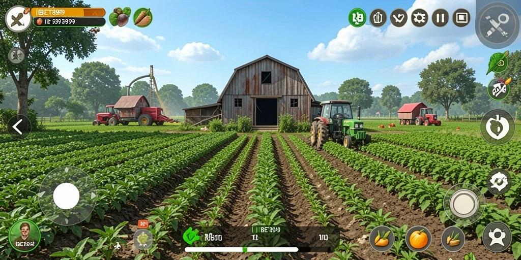 Tampilan menarik dari gameplay pertanian IBET899.