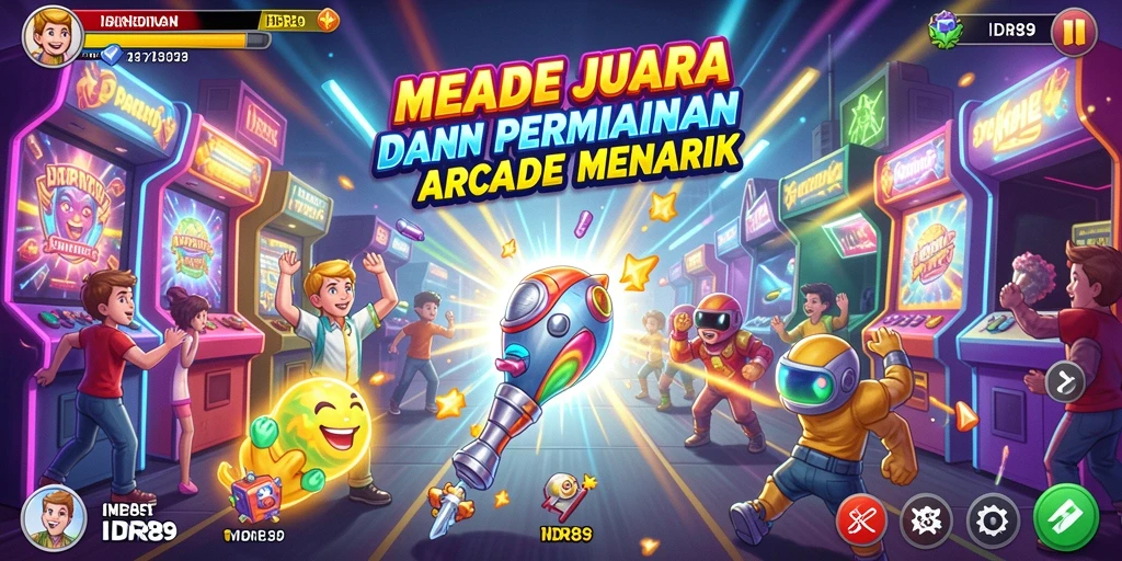 Screenshot IDR89 menunjukkan aksi intens permainan arcade yang menarik.