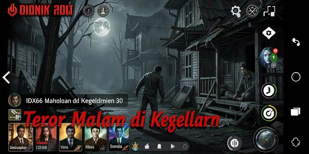 Gameplay IDX66 yang mencekam dan penuh teror.
