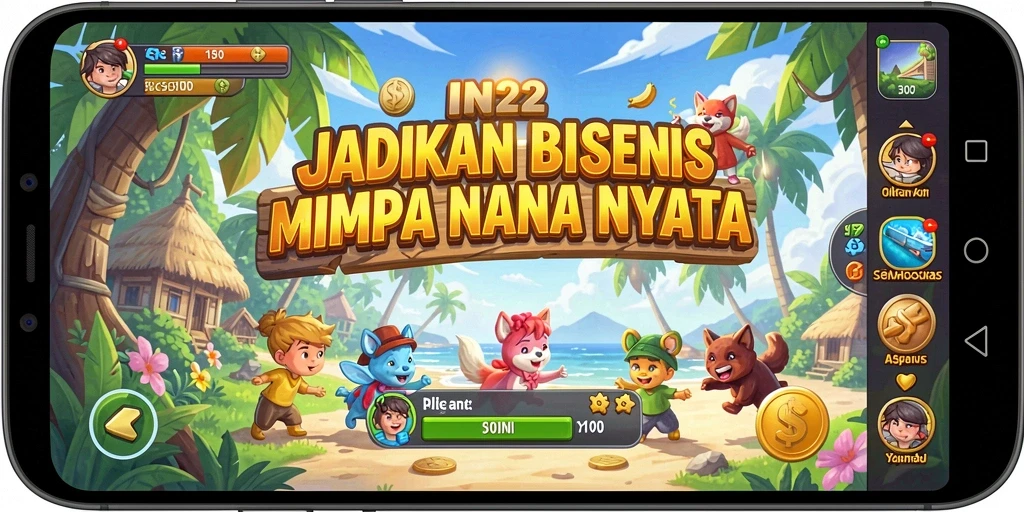 Screenshot menggambarkan gameplay Tycoon yang mendalam dan menarik.