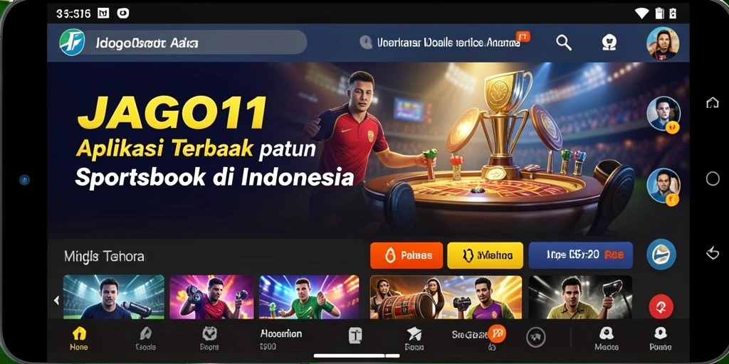Tampilan gameplay JAGO11 yang menarik dengan berbagai pilihan taruhan olahraga.