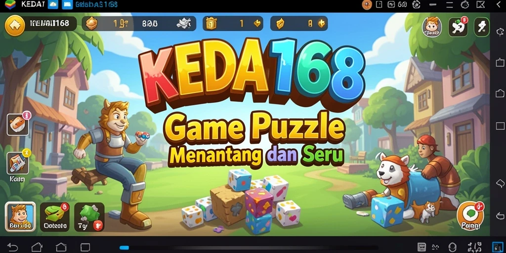 Tangkapan layar gameplay KEDAI168 dengan teka-teki menantang.