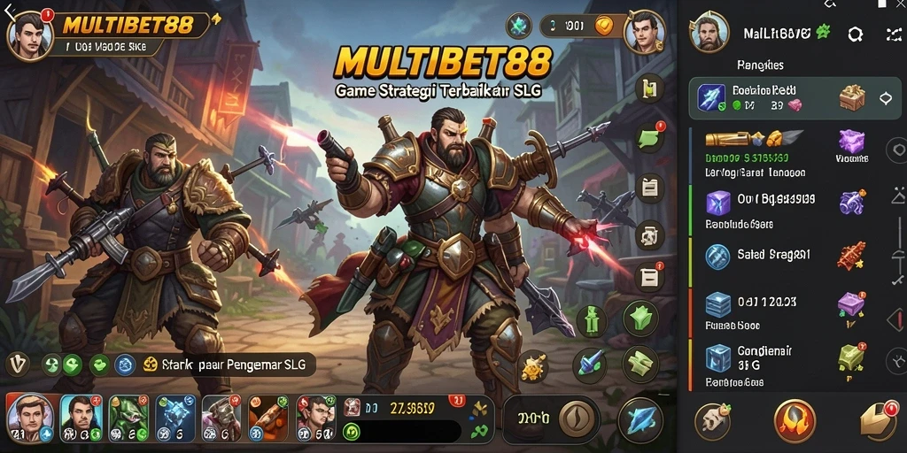 Tampilan gameplay MULTIBET88 yang menawan dalam suasana strategi.