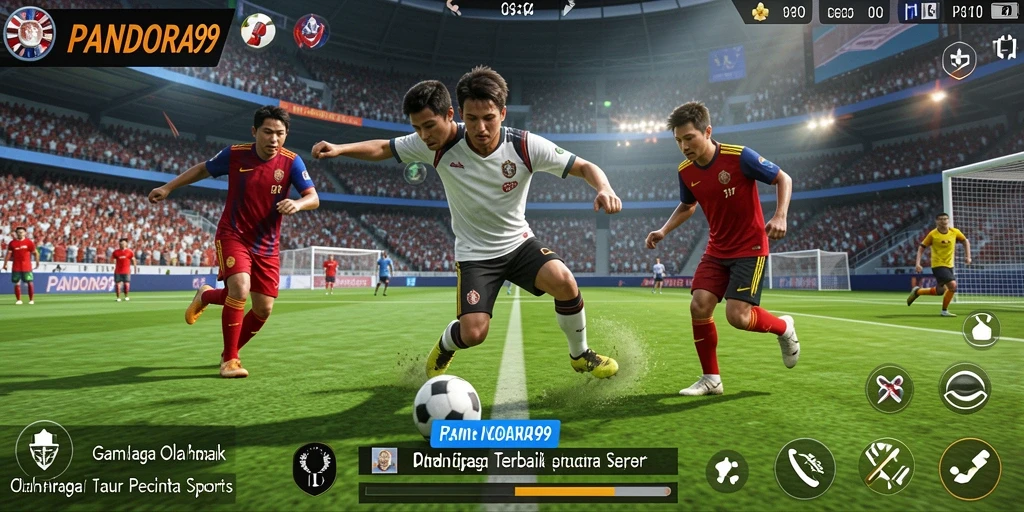 Gambar gameplay PANDORA99 dengan aksi seru dalam olahraga.