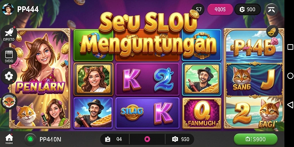 Screenshot gameplay PP444 yang menarik dalam permainan Slot.