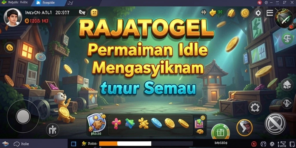 Screenshot gameplay RAJATOGEL menampilkan aksi Idle yang menarik.