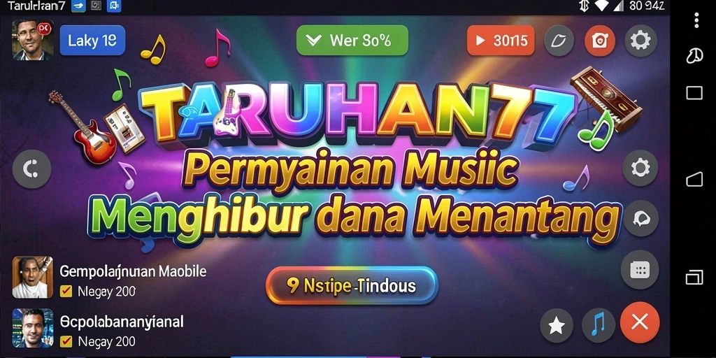 Tampilan gameplay TARUHAN77 yang menarik dan interaktif.