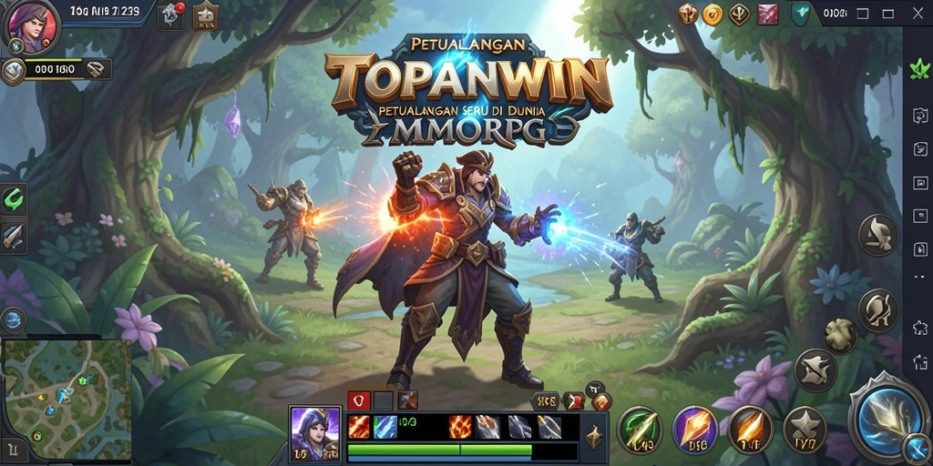 Tangkapan layar menampilkan aksi seru dalam game TOPANWIN.