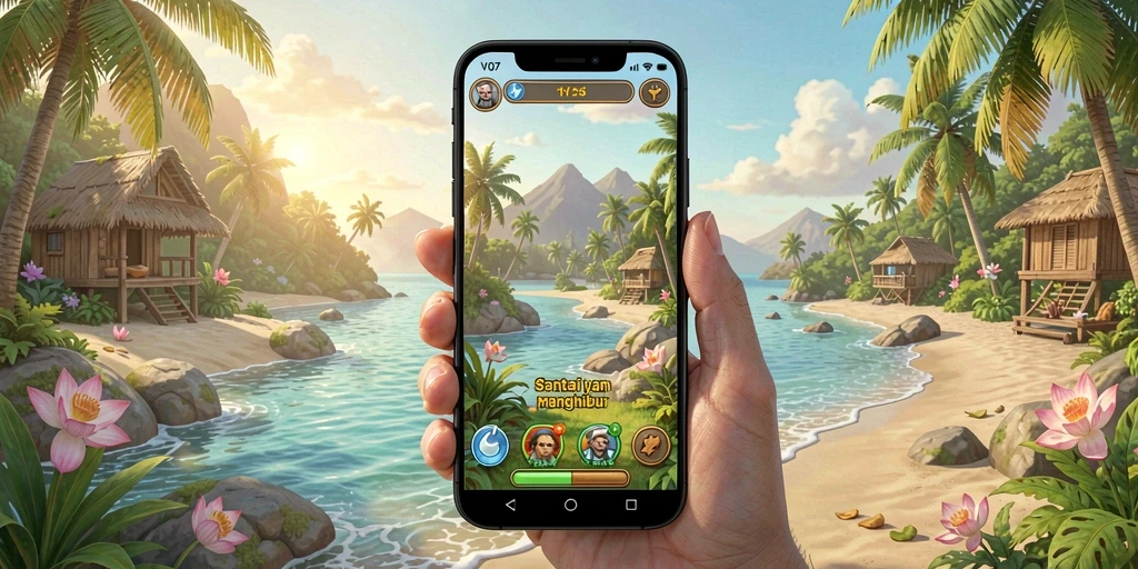 Tangkapan layar gameplay V07 yang seru dan penuh warna.