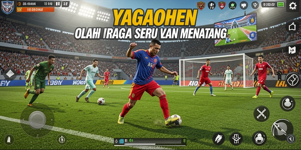 Tampilan gameplay seru dan penuh aksi YAGAOHEN.